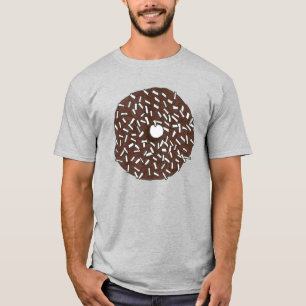 Chocolate Coconut Doughnut Doughnut Doughnuts Food T-Shirt
