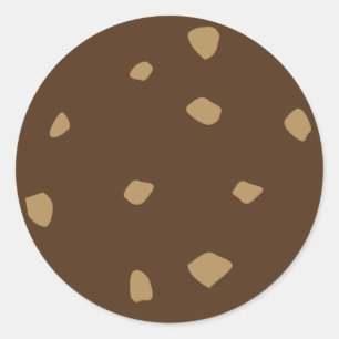 Chocolate Cookie Classic Round Sticker