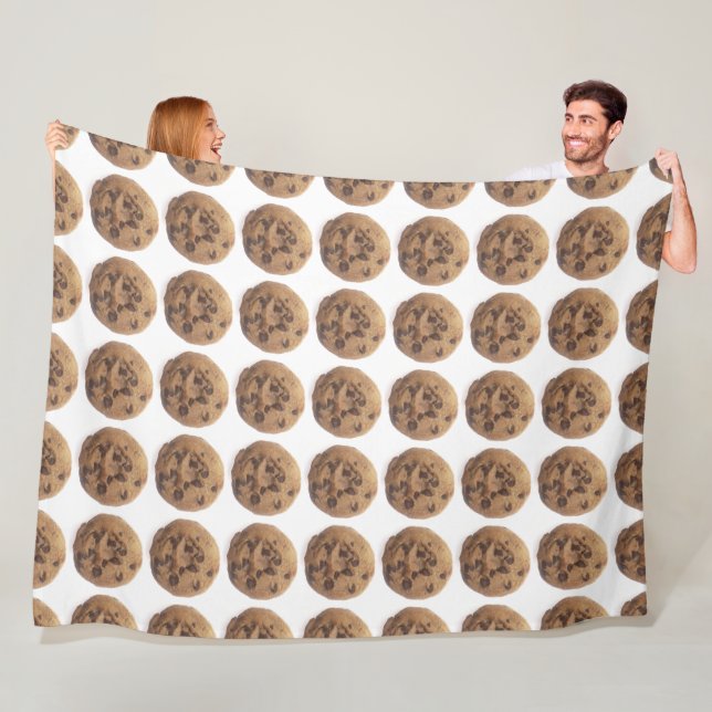 Chocolate Cookie Sweets Custom Destiny's Destiny Fleece Blanket (In Situ)