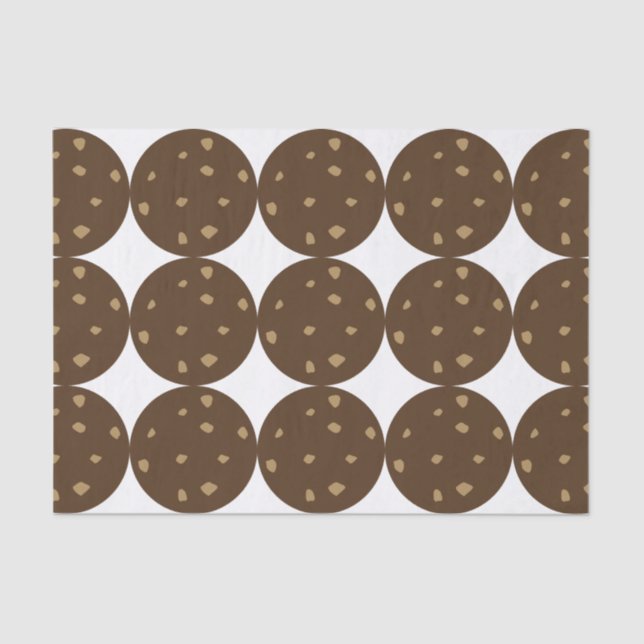 Chocolate Cookie Tissue Paper (Front)