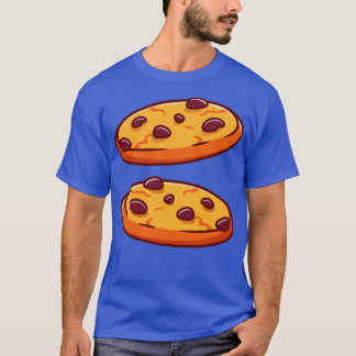 Chocolate Cookies Cartoon Illustration T-Shirt