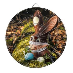 Chocolate Corona Easter Bunny Dartboard