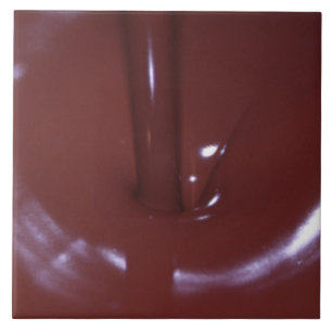 Chocolate couverture ceramic tile