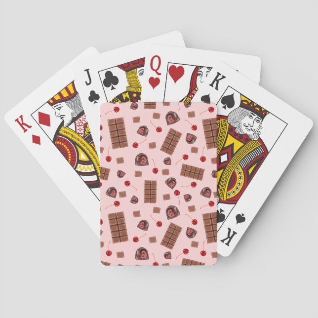 Chocolate-Covered Cherries Playing Cards (Back)