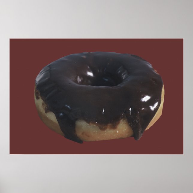 Chocolate Covered Doughnut Poster (Front)