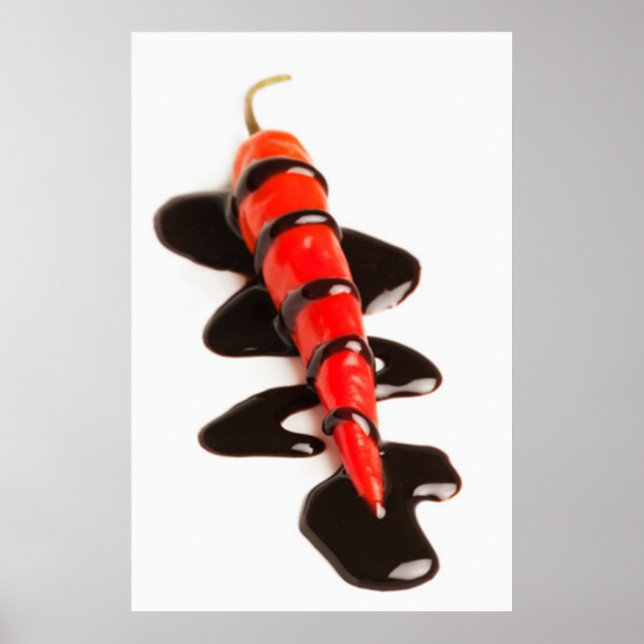 Chocolate Covered Jalapeno Pepper Poster Print (Front)