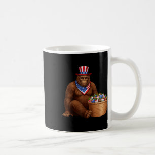 Chocolate Covered Strawberries Bigfoot 4th Of July Coffee Mug