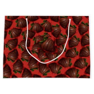 Chocolate Covered Strawberries Large Gift Bag