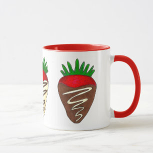 Chocolate Covered Strawberries Valentine's Day Mug