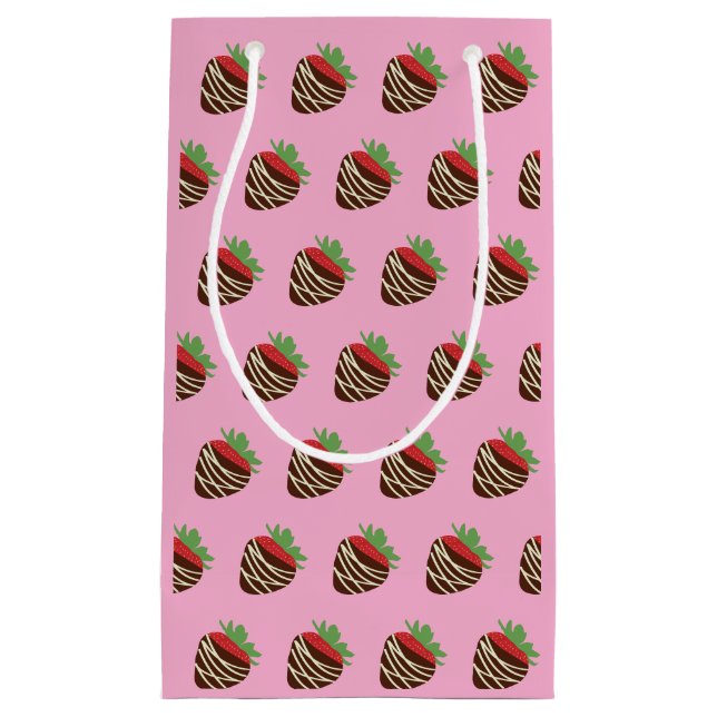 Chocolate-Covered Strawberry Gift Bag (Front)