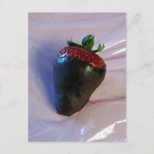 Chocolate Covered Strawberry Postcard