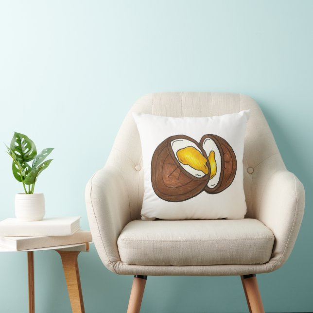 Chocolate Cream Creme Eggs Easter Candy Cushion (Chair)