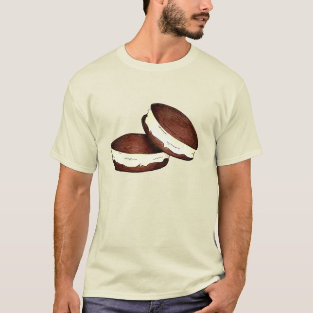 Chocolate Cream Whoopie Pie Pennsylvania Dutch T-Shirt (Front)