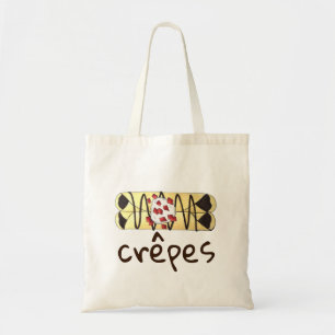 Chocolate Crêpe Pancake France French Food Crepes Tote Bag