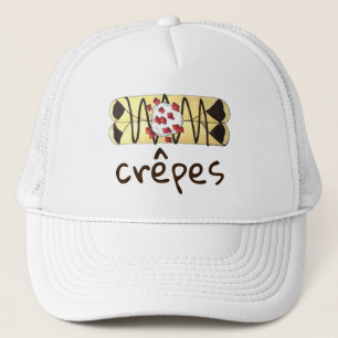 Chocolate Crêpe Pancake France French Food Crepes Trucker Hat