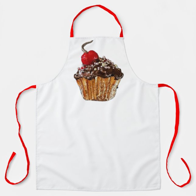 Chocolate cupcake Apron (Front)