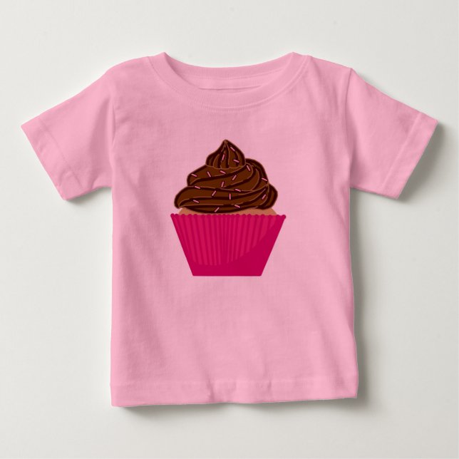 Chocolate Cupcake Infant T-Shirt (Front)