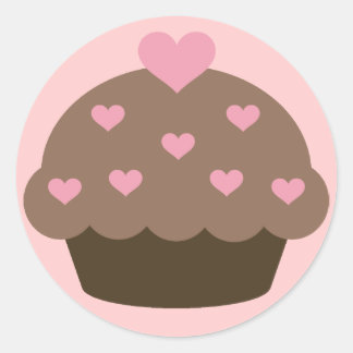 Chocolate Cupcake Love Stickers