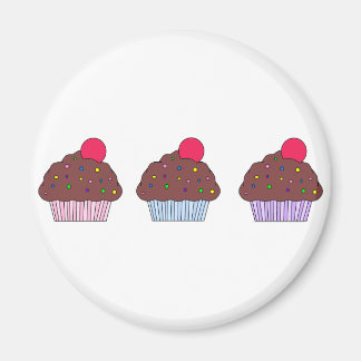 Chocolate CupCake Magnet