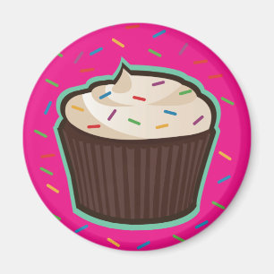 Chocolate Cupcake Magnet