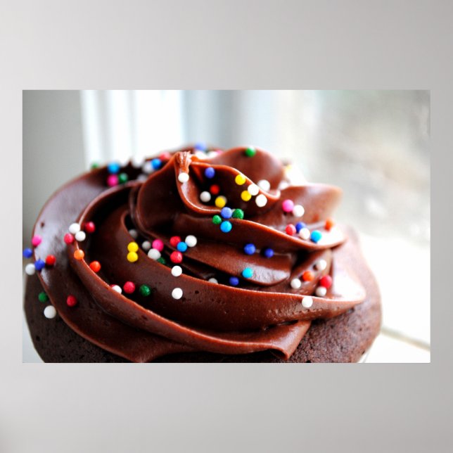 Chocolate Cupcake  Photograph Print (Front)
