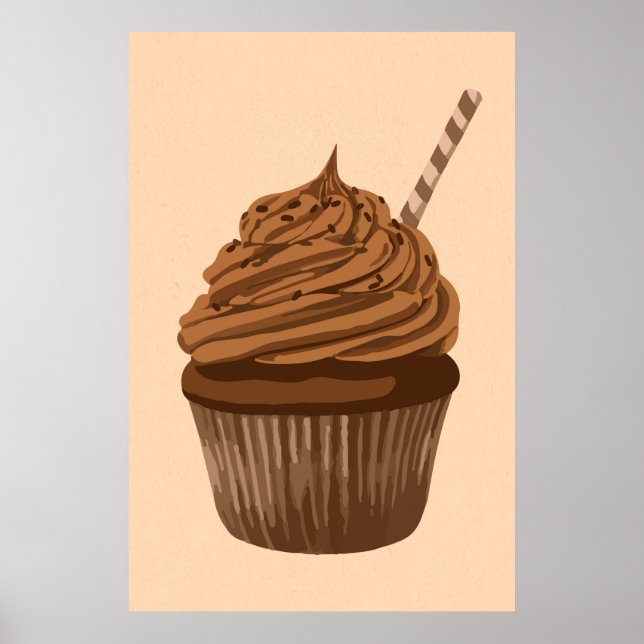 Chocolate cupcake poster (Front)