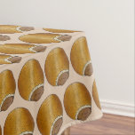 Chocolate Custard Cream Filled Doughnut Doughnut Tablecloth<br><div class="desc">Tablecloth features an original marker illustration of a chocolate custard-filled doughnut.</div>
