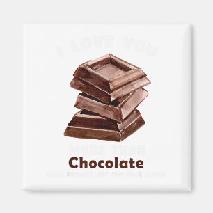 Chocolate Cute Valentines Day Magnet
