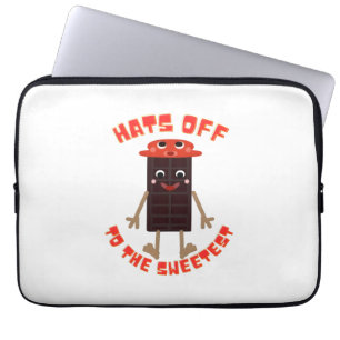 Chocolate day design  laptop sleeve