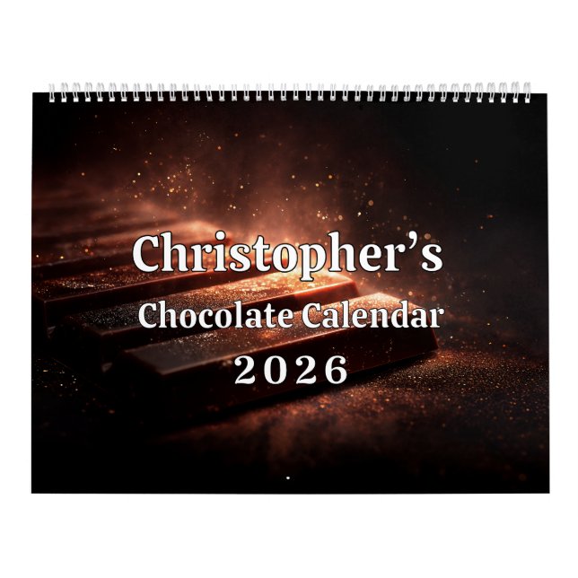 Chocolate Dessert Lover Cozy Fine Art 2026 Calenda Calendar (Cover)