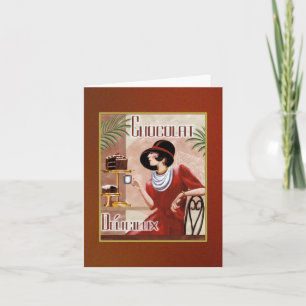 Chocolate Dessert Note Card