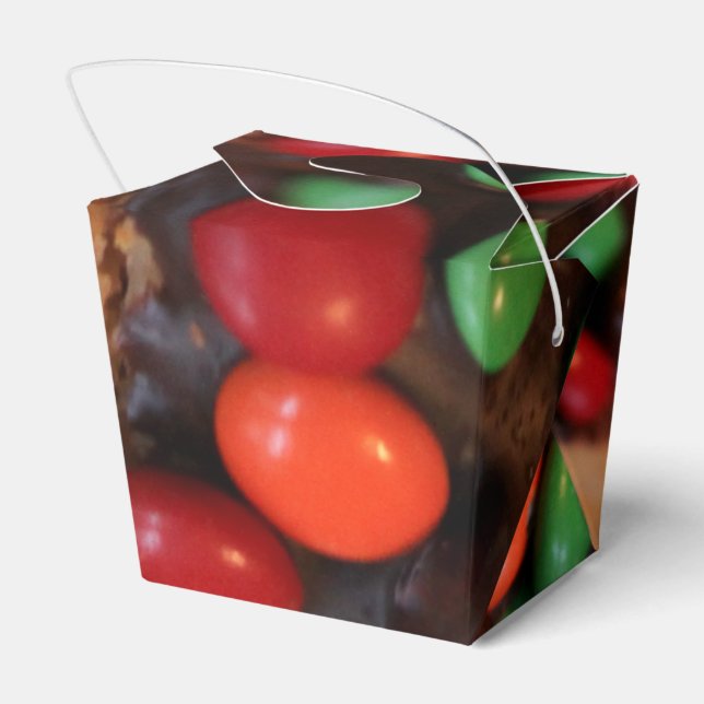 Chocolate Dipped Cookie Favour Box (Back Side)