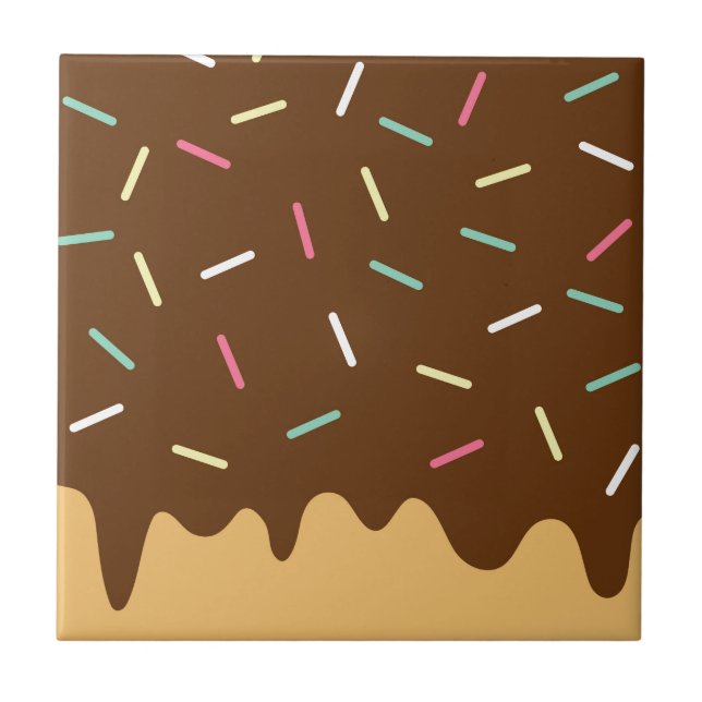 Chocolate Donut Tile (Front)