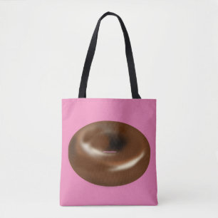 CHOCOLATE DONUT TOTE Purse Bag