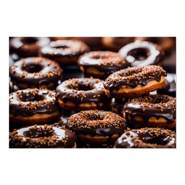 Chocolate Donuts Poster (Front)
