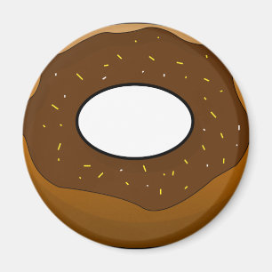 Chocolate Doughnut Magnet