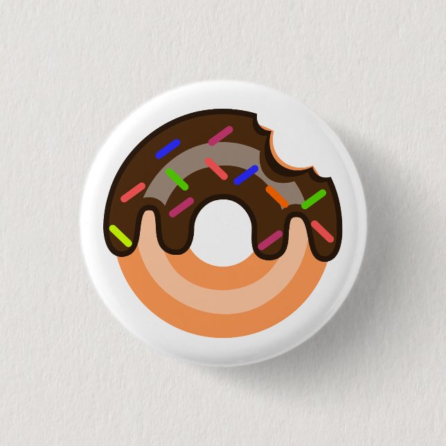 Chocolate Doughnut Pin (Front)