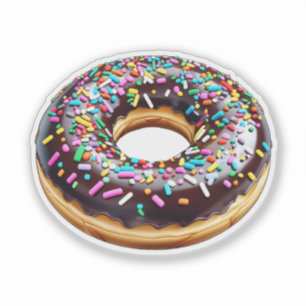 Chocolate Doughnut with Sprinkles