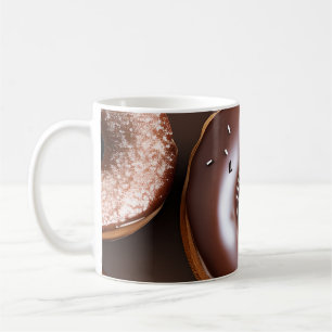 Chocolate Doughnuts with Sprinkles  Coffee Mug