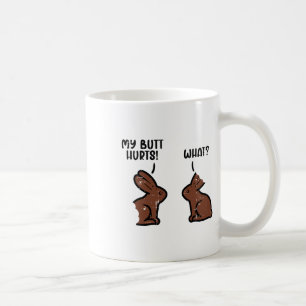 Chocolate Easter Bunnies Funny Rabbit Bunny Candy Coffee Mug