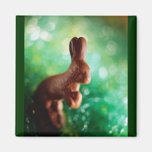 Chocolate Easter Bunny Magnet