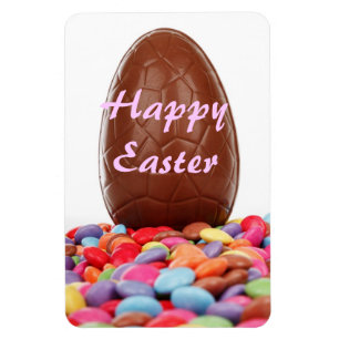Chocolate Easter Egg Magnet