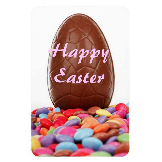 Chocolate Easter Egg Magnet (Vertical)