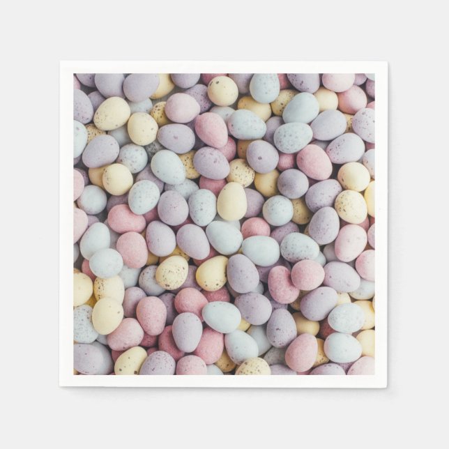 Chocolate Easter Eggs Napkin (Front)