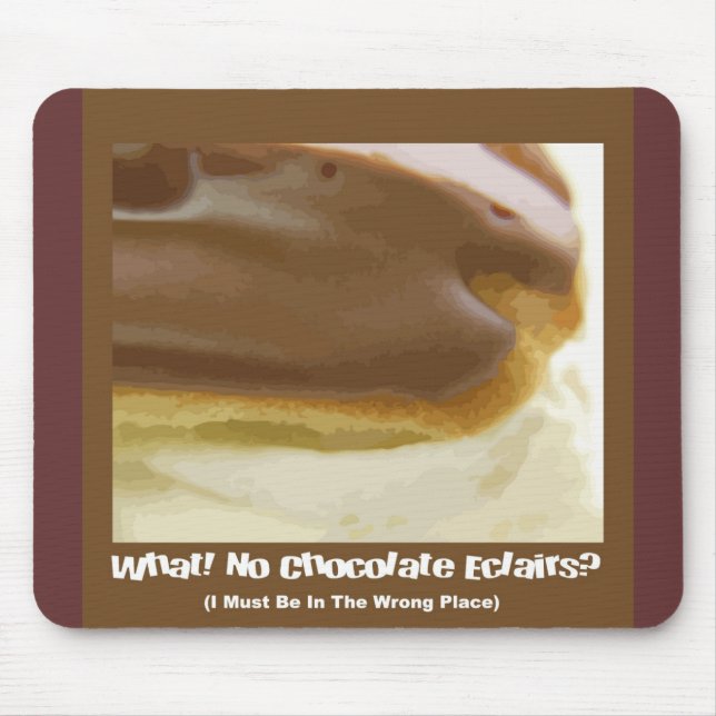 Chocolate Eclair Mousepad (Front)