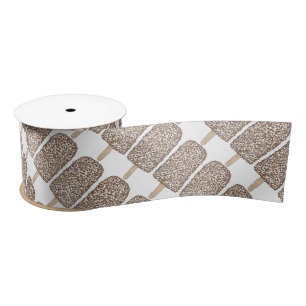 Chocolate Eclair Popsicle Popsicles Foodie Ribbon Satin Ribbon