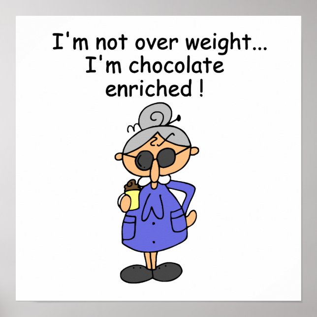 Chocolate Enriched Humour Poster (Front)