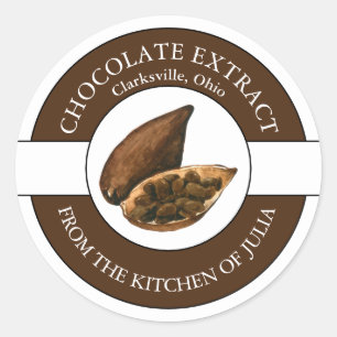 Chocolate Extract Label
