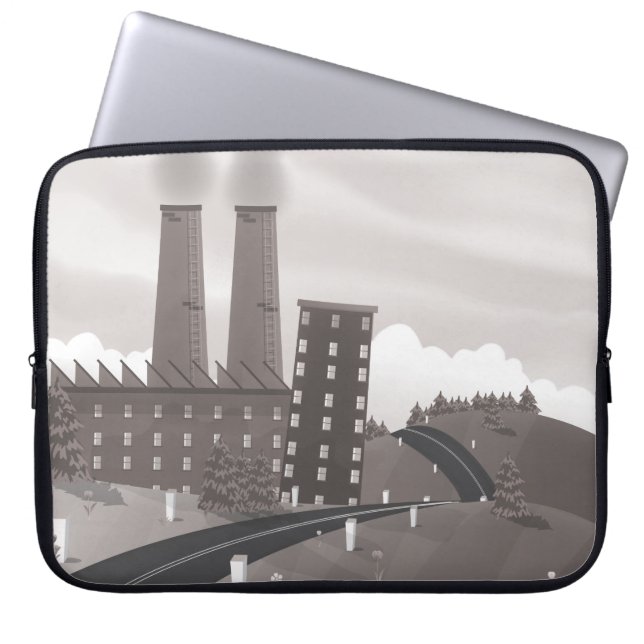 Chocolate Factory Laptop Sleeve (Front)