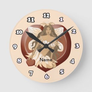 Chocolate Fairy clock